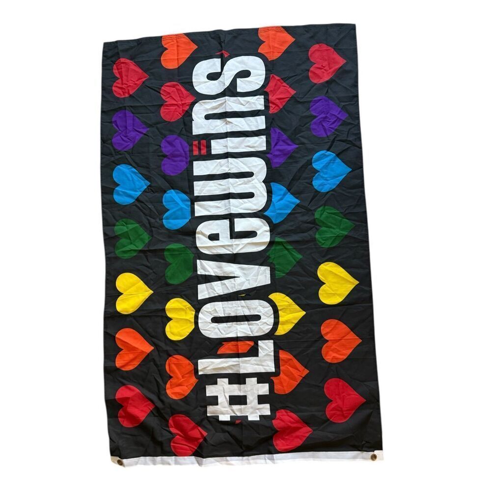 Brand New Large Love Wins #lovewins Pride Flag with Brass Grommets
